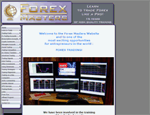 Tablet Screenshot of forexmasters.co.za
